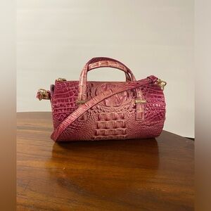 Brahmin Peony Ombré genuine leather bag.